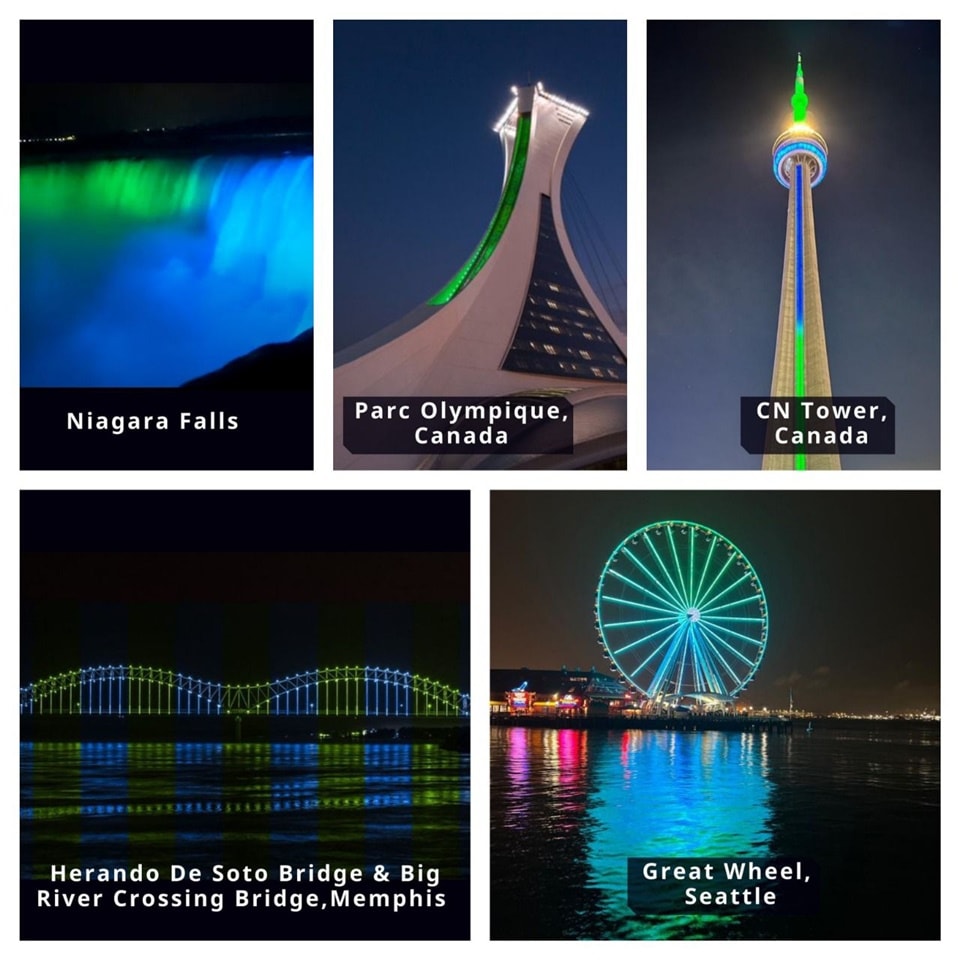 Burj Khalifa joined 50 other iconic locations that have showed support for Save Soil Burj Khalifa joined 50 other iconic locations that have showed support for Save Soil