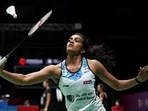 India's Pusarla V. Sindhu plays a shot (AP) India's Pusarla V. Sindhu plays a shot (AP)