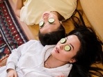 Cucumber works wonders for the face.