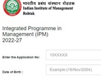 IPMAT 2022 is the entrance test conducted for admission to the Integrated Programme in Management (IPM) offered by IIM Rohtak.( iimrohtak.ac.in)