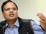 A file photo of Delhi minister Satyender Jain.(HT File Photo) A file photo of Delhi minister Satyender Jain.(HT File Photo)