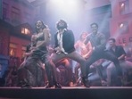 Ananya Panday and Vijay Deverakonda in a still from Liger song Akdi Pakdi teaser. Ananya Panday and Vijay Deverakonda in a still from Liger song Akdi Pakdi teaser.