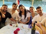 Nysa Devgan, Varun Dhawan, Natasha Dalal and Janhvi Kapoor in Amsterdam. Nysa Devgan, Varun Dhawan, Natasha Dalal and Janhvi Kapoor in Amsterdam. 