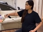 Sonam Kapoor's fitness routine in pregnancy. Sonam Kapoor's fitness routine in pregnancy.