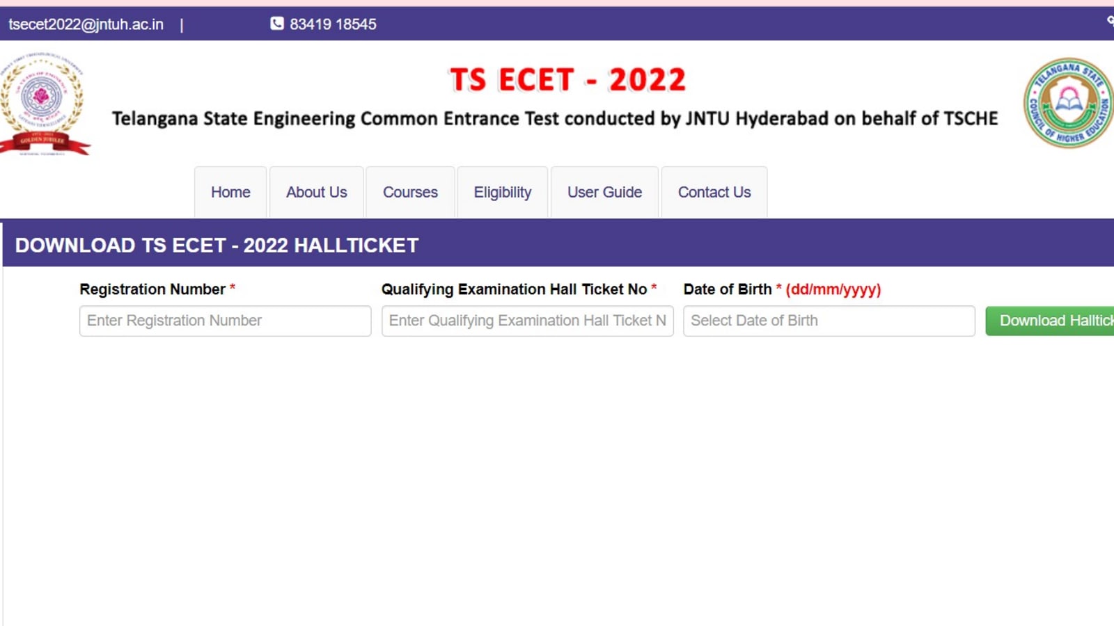 TS ECET 2022 hall ticket released at ecet.tsche.ac.in, link here