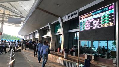 Currently, Pune airport has five aerobridges with the number expected to increase to ten in one year. (HT FILE PHOTO)