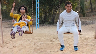 Kiran Rao, Azad Rao Khan, and Aamir Khan in an old picture. Kiran Rao, Azad Rao Khan, and Aamir Khan in an old picture. 
