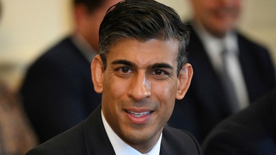 Britain's former chancellor of the exchequer Rishi Sunak. (AP file)