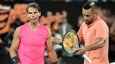 Rafael Nadal and Nick Kyrgios (Getty Images) Rafael Nadal and Nick Kyrgios (Getty Images)