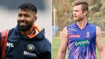 Hardik Pandya and James Neesham (R) (Reuters | Twitter) Hardik Pandya and James Neesham (R) (Reuters | Twitter)