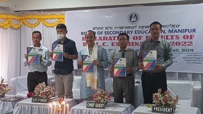 Manipur HSLC Results 2022: At 76 percent, up from 74.69 per cent in 2019, the pass percentage was the highest in the last ten years, excluding 100 percent last year, when the government promoted all students through Alternative Assessment due to the Covid-19 pandemic. (HT Photo) Manipur HSLC Results 2022: At 76 percent, up from 74.69 per cent in 2019, the pass percentage was the highest in the last ten years, excluding 100 percent last year, when the government promoted all students through Alternative Assessment due to the Covid-19 pandemic. (HT Photo)