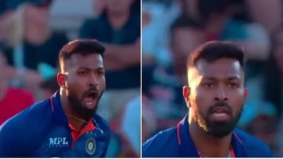 Hardik Pandya in action against England (Twitter) Hardik Pandya in action against England (Twitter)