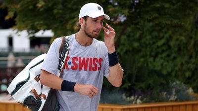 Britain's Cameron Norrie ahead of practice&nbsp; (REUTERS)