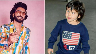 Ranveer Singh on Taimur Ali Khan.