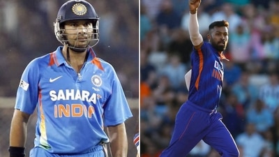 Yuvraj Singh and Hardik Pandya (Getty | Reuters)