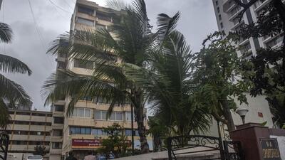 A view of Sportsfield building, the residence of some of the famous erstwhile sportspersons, at Worli, in Mumbai. (Satish Bate/HT PHOTO)