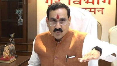 Madhya Pradesh home minister Narottam Mishra. (Twitter/drnarottammisra)