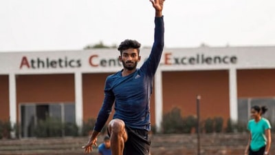 Aldrin was not included in the Commonwealth Games squad either, with AFI citing his dipping results and a possible ankle niggle as reasons for leaving him out (Instagram) Aldrin was not included in the Commonwealth Games squad either, with AFI citing his dipping results and a possible ankle niggle as reasons for leaving him out (Instagram)