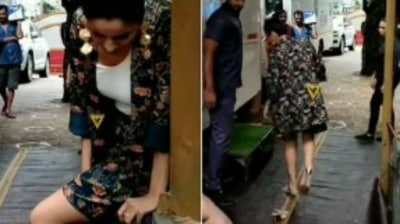 Snippets from Shehnaaz Gill's latest video. Snippets from Shehnaaz Gill's latest video.