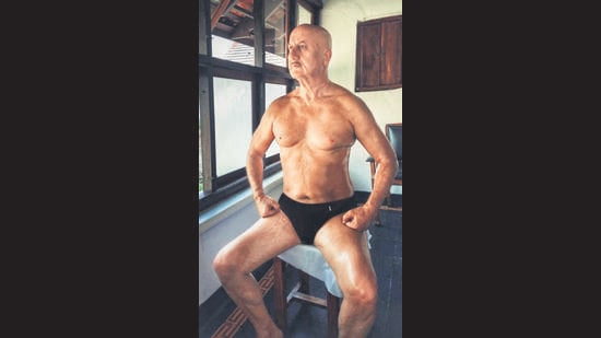 Anupam Kher in a fitter avtaar.