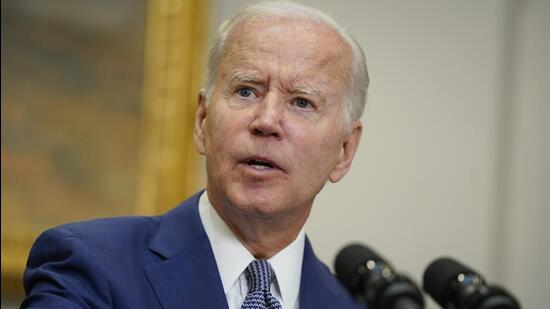 President Joe Biden speaks about abortion access during an event in the Roosevelt Room of the White House, on Friday. (AP)