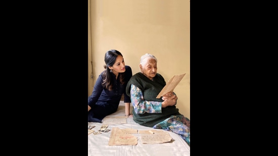The author with her grandmother. (Courtesy the publisher)