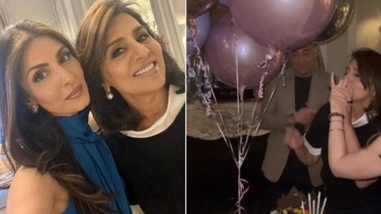 Neetu Kapoor celebrated her birthday in London with Riddhima Kapoor and family.