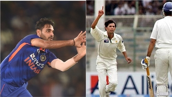 Bhuvneshwar Kumar; Mohammad Asif(PTI/Getty)