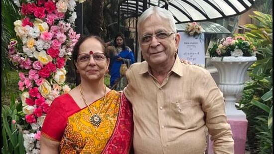 Ila and Jatin Popat HT Photo