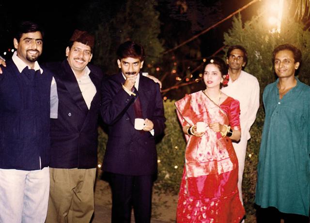 At his best friend, Ajit Ihane’s wedding