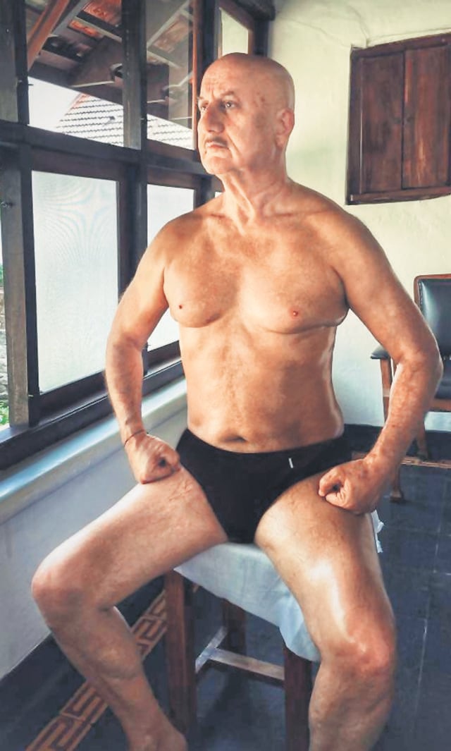 Anupam Kher in a fitter avtaar.