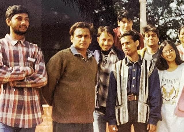 At a workshop with Deepak Dobriyal, Manu Rishi Chadda and students of Gargi College