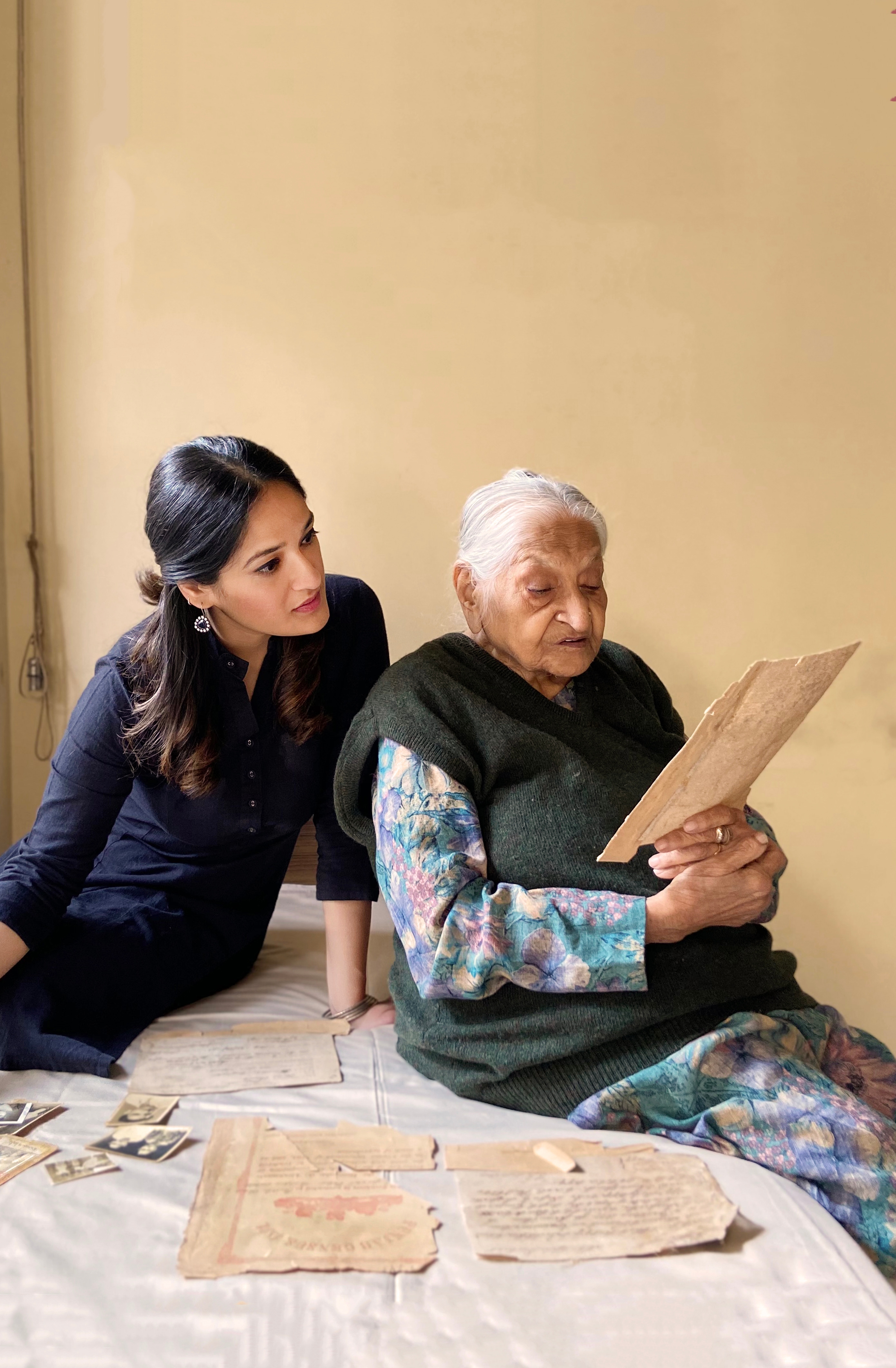 The author with her grandmother. (Courtesy the publisher)