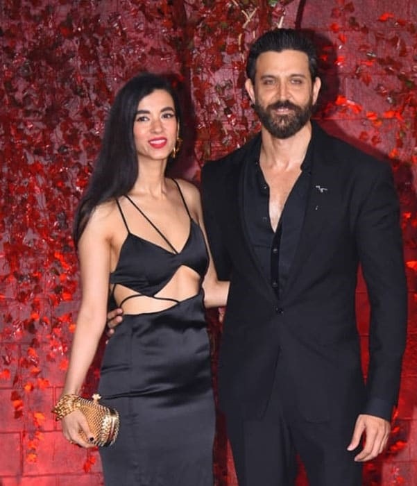 Saba Azad and Hrithik Roshan at Karan Johar's birthday party in May. (File Photo)