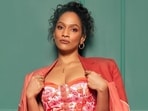 Fashion designer and actor Masaba Gupta is gearing up for the release of the second edition of her Netflix web series Masaba Masaba. The multi-hyphenate star kickstarted the show's promotions recently and made us go 'wow' with her sartorial choice as expected. She slipped into a floral printed corset dress for the occasion, a perfect look for this rainy season and to beat humidity in style.(Instagram)