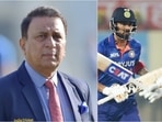 Sunil Gavaskar; KL Rahul and Rohit Sharma Sunil Gavaskar; KL Rahul and Rohit Sharma