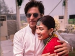 Shah Rukh Khan with Nayanthara at her wedding to Vignesh Shivan. Shah Rukh Khan with Nayanthara at her wedding to Vignesh Shivan.