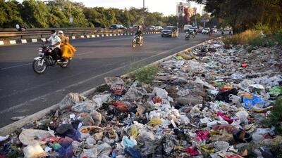 Garbage seen on Pune-Bengaluru highway near Sutarwadi in Pune. PMC and NHAI have jointly decided to collect trash and recruit staff for patrolling along the highways to stop waste dumping. (HT FILE) Garbage seen on Pune-Bengaluru highway near Sutarwadi in Pune. PMC and NHAI have jointly decided to collect trash and recruit staff for patrolling along the highways to stop waste dumping. (HT FILE)