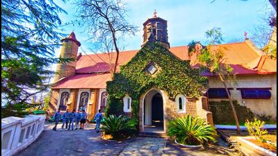 Founded in 1847, Sanawar which is nestled atop a hilltop thickly forested with oak, pine and cedar, has now become a historical landmark in its own right. (HT Photo) Founded in 1847, Sanawar which is nestled atop a hilltop thickly forested with oak, pine and cedar, has now become a historical landmark in its own right. (HT Photo)