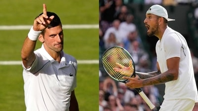 Novak Djokovic; Nicky Kyrgios Novak Djokovic; Nicky Kyrgios