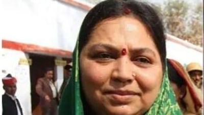Mulayam Singh Yadav's wife Sadhna Gupta. (HT file)