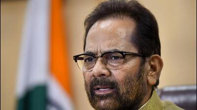 Mukhtar Abbas Naqvi resigned as the minority affairs minister on July 6, a day before the completion of his Rajya Sabha term. (PTI) Mukhtar Abbas Naqvi resigned as the minority affairs minister on July 6, a day before the completion of his Rajya Sabha term. (PTI)
