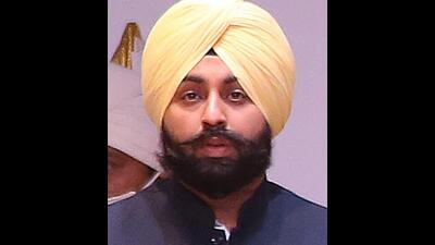 Punjab cabinet minister Harjot Singh Bains, while opposing issue of Sutlej Yamuna Link (SYL) canal, said Punjab doesn’t have even a single drop of water to share with other states. (HT Photo) Punjab cabinet minister Harjot Singh Bains, while opposing issue of Sutlej Yamuna Link (SYL) canal, said Punjab doesn’t have even a single drop of water to share with other states. (HT Photo)