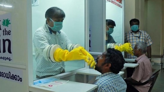 Covid-19 infections in India. (Reuters) Covid-19 infections in India. (Reuters)