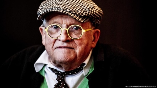 A celebrity with style at 85: David Hockney(Robin Utrecht/ANP/picture alliance )
