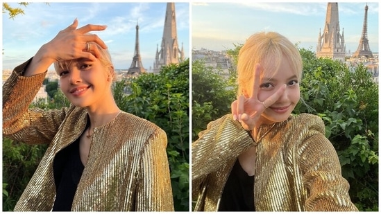 BTS' V brings chic glam with BLACKPINK's Lisa, Park Bo-gum as they attend  Celine Men's show in Paris: All pics, videos