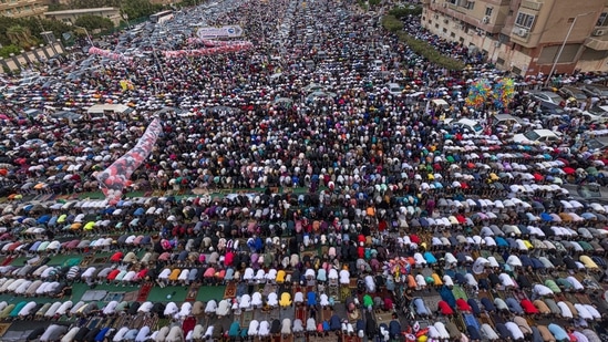 This year marked a revival of worshippers even as participation was capped at one million with full vaccination. Authorities said Friday that almost 900,000 were in attendance, nearly 780,000 of them from abroad. Hosting the pilgrimage is a matter of prestige and a powerful source of political legitimacy for Saudi rulers, the custodians of Islam's holiest sites. (AFP)