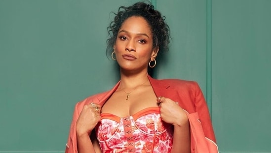 Fashion designer and actor Masaba Gupta is gearing up for the release of the second edition of her Netflix web series Masaba Masaba. The multi-hyphenate star kickstarted the show's promotions recently and made us go 'wow' with her sartorial choice as expected. She slipped into a floral printed corset dress for the occasion, a perfect look for this rainy season and to beat humidity in style.(Instagram)