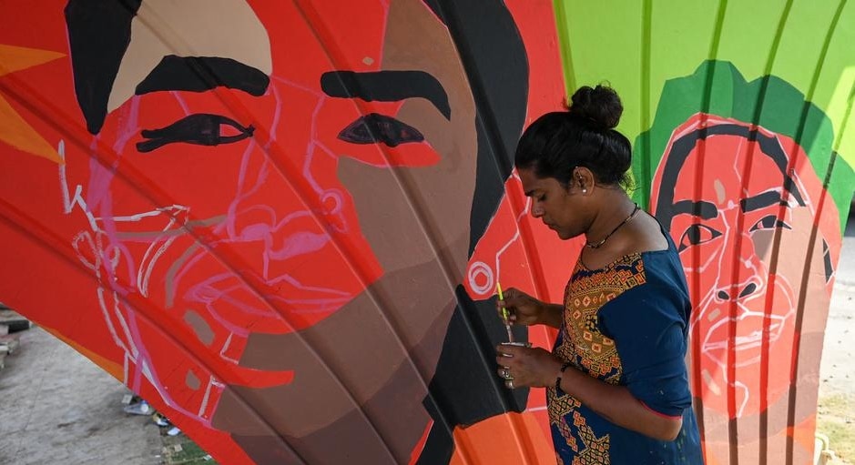 In India, projects like this set of public murals by transgender artists are helping to change attitudes and fight discrimination (Punit Paranjpe/AFP) In India, projects like this set of public murals by transgender artists are helping to change attitudes and fight discrimination (Punit Paranjpe/AFP)
