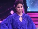 Urmila Matondkar on the stage of Dance India Dance Super Moms.